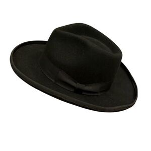 LACK OF COLOR NWOT Pierre Wool Felt Fedora - Unisex - Black - Medium 57CM
